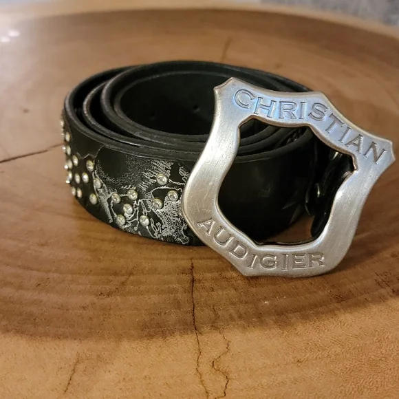 Christian audigier belt cheap
